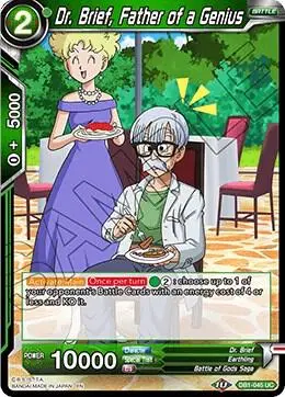 Dr. Brief, Father of a Genius card art