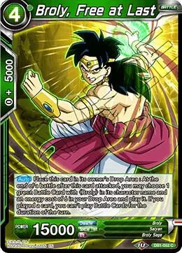 Broly, Free at Last card art