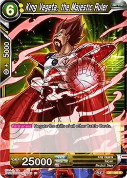King Vegeta, the Majestic Ruler card art