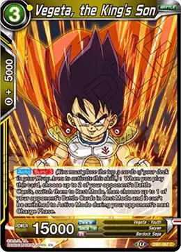 Vegeta, the King's Son card art