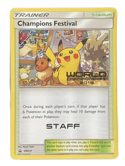 Champions Festival - SM231 (World Championships 2019) [Staff] card art