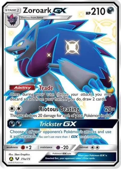 Zoroark GX - 77a/73 card art