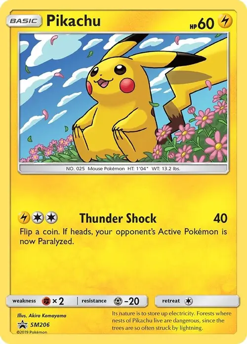 Pikachu - SM206 card art