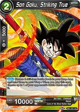 Son Goku, Striking True card art