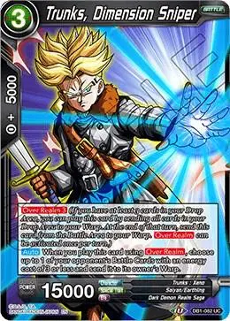 Trunks, Dimension Sniper card art