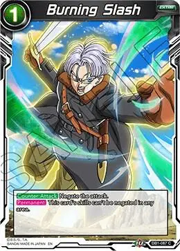 Burning Slash card art