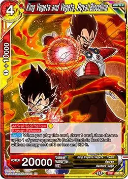 King Vegeta and Vegeta, Royal Bloodline card art