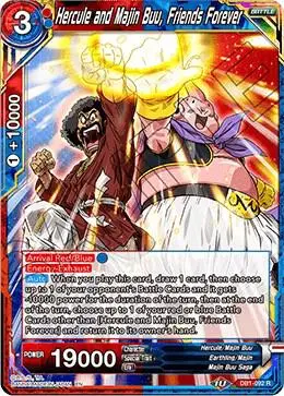 Hercule and Majin Buu, Friends Forever card art