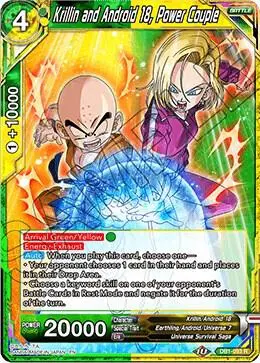 Krillin and Android 18, Power Couple card art