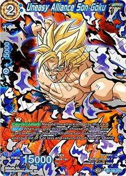 Uneasy Alliance Son Goku card art