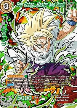 Son Gohan, Master and Pupil card art