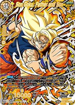 Son Goku, Father and Son card art