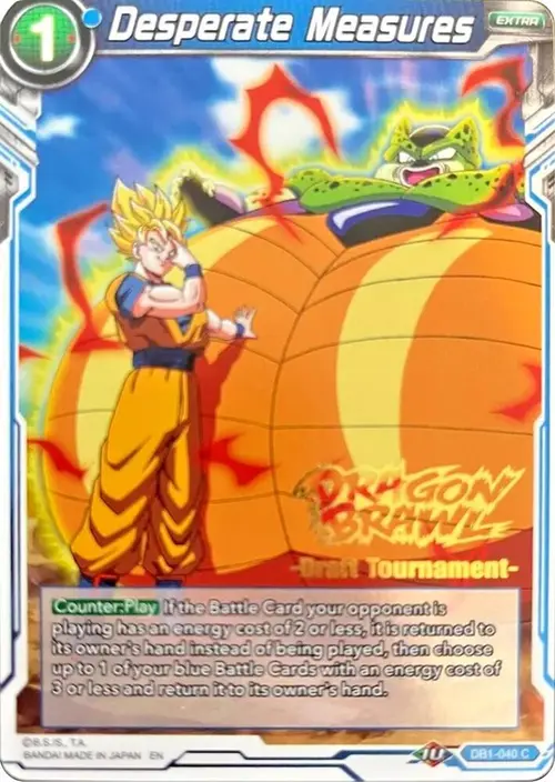 Desperate Measures (Dragon Brawl Draft Tournament Gold Stamped) card art
