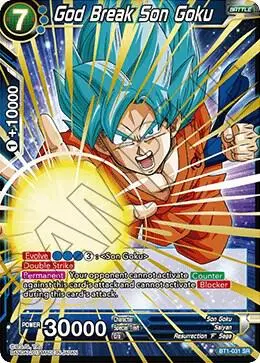 God Break Son Goku (Shatterfoil) card art