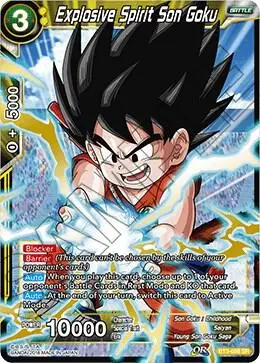 Explosive Spirit Son Goku (Shatterfoil) card art