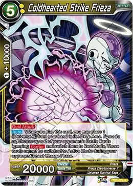 Coldhearted Strike Frieza (Shatterfoil) card art