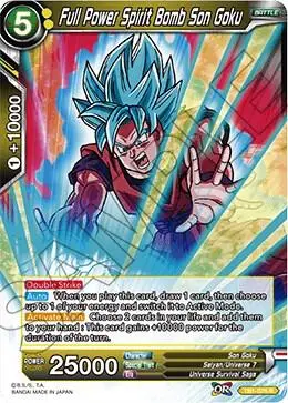 Full Power Spirit Bomb Son Goku (Shatterfoil) card art