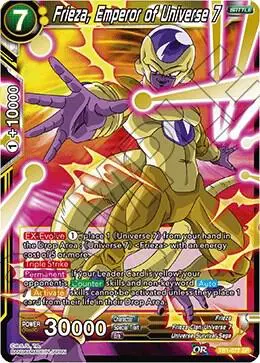 Frieza, Emperor of Universe 7 (Shatterfoil) card art