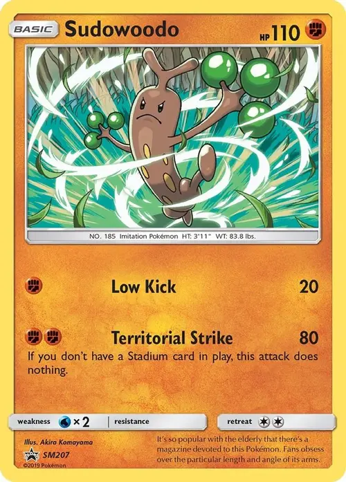 Sudowoodo - SM207 card art