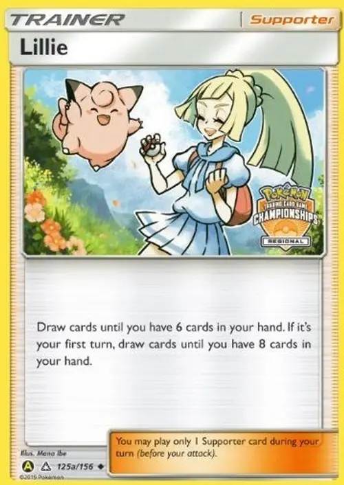Lillie - 125a/156 (Regional Championships) card art