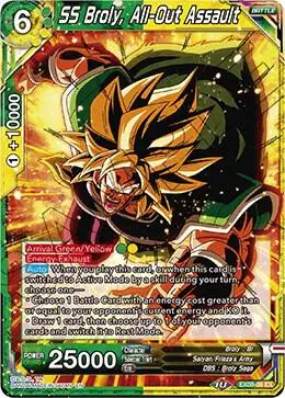 SS Broly, All-Out Assault card art