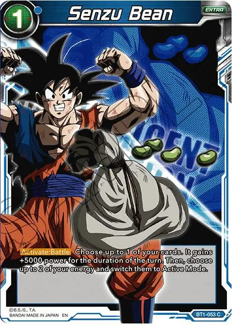 Senzu Bean card art