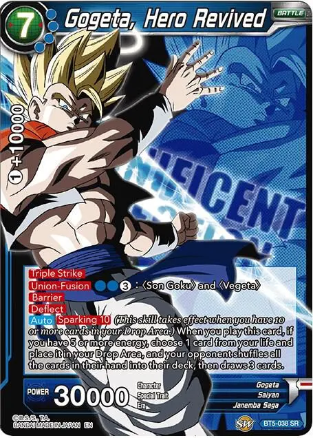 Gogeta, Hero Revived card art
