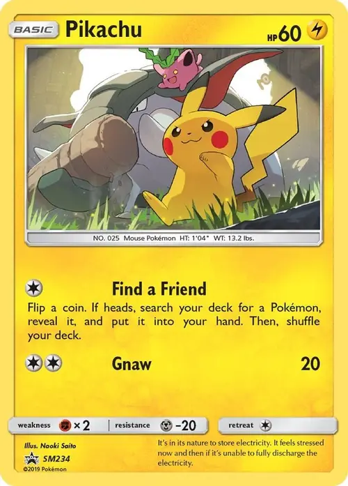 Pikachu - SM234 card art