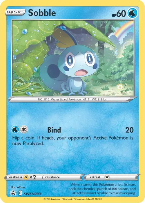 Sobble - SWSH003 card art