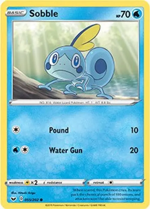 Sobble - 055/202 (Premium Collection) card art