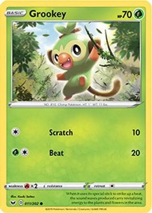 Grookey - 11/202 (Premium Collection) card art