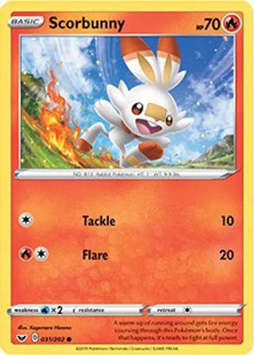 Scorbunny - 031/202 (Premium Collection) card art