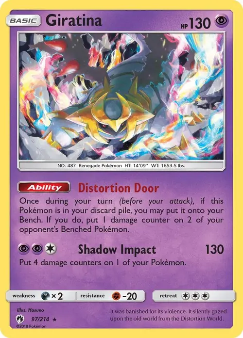 Giratina - 97/214 card art