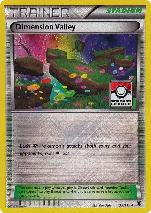 Dimension Valley - 93/119 (Pokemon League) card art