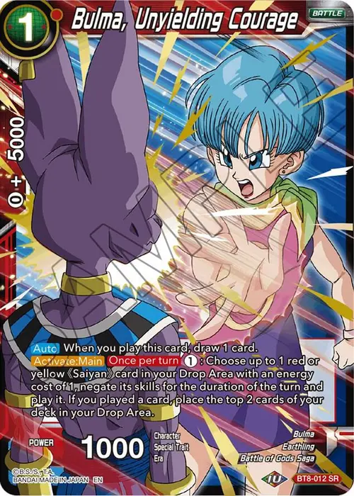 Bulma, Unyielding Courage card art