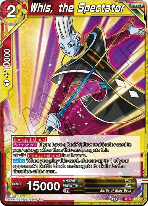 Whis, the Spectator card art