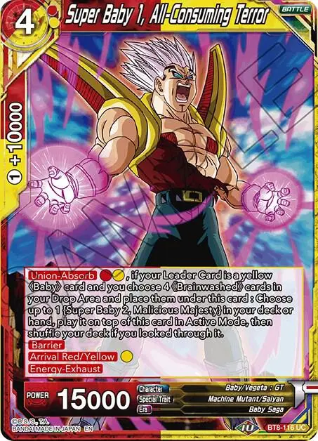 Super Baby 1, All-Consuming Terror card art
