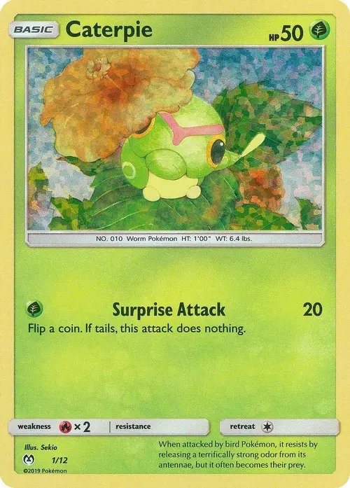 Caterpie - 1/12 card art