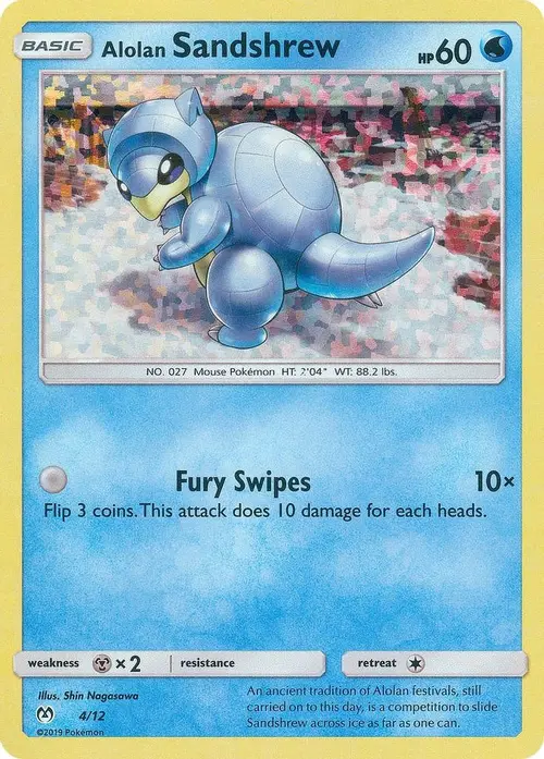 Alolan Sandshrew - 4/12 card art