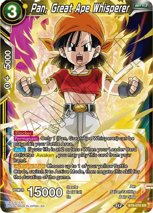 Pan, Great Ape Whisperer card art