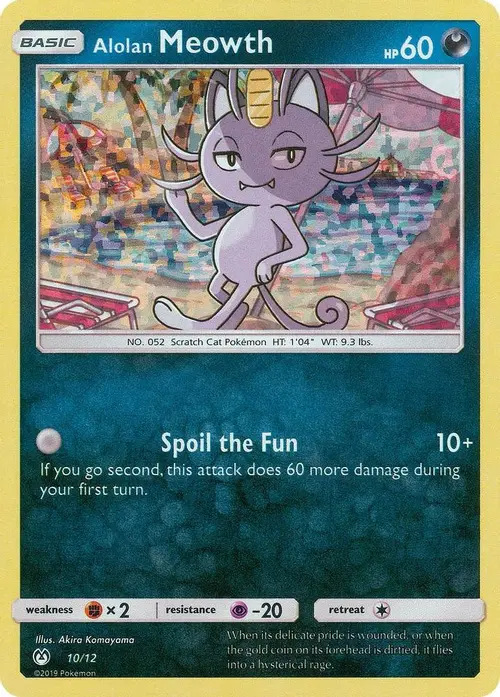 Alolan Meowth - 10/12 card art