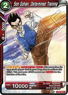 Son Gohan, Determined Training card art