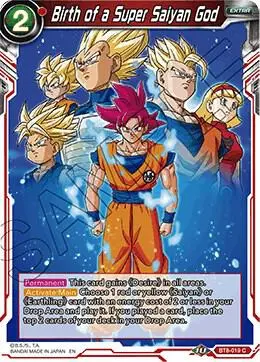 Birth of a Super Saiyan God card art