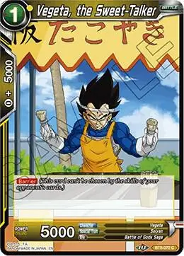 Vegeta, the Sweet-Talker card art