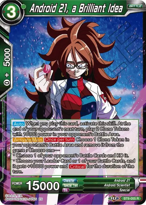 Android 21, a Brilliant Idea card art