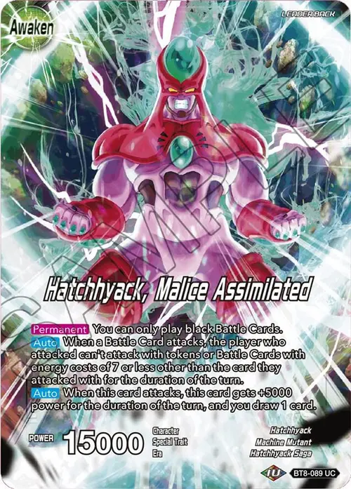 Dr.Lychee & Hatchhyack // Hatchhyack, Malice Assimilated card art