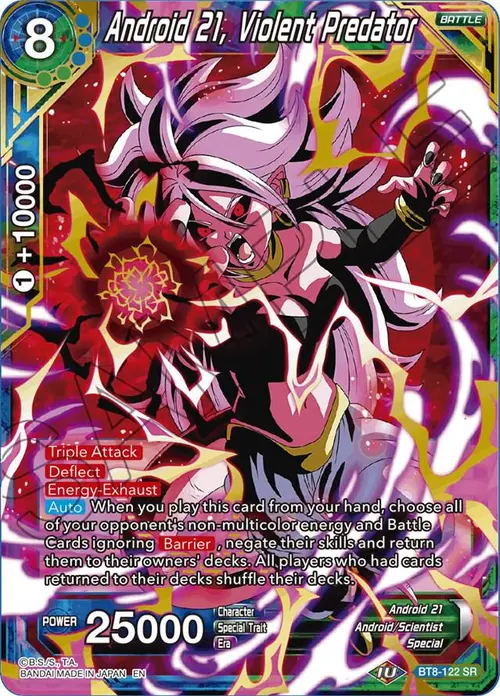 Android 21, Violent Predator card art