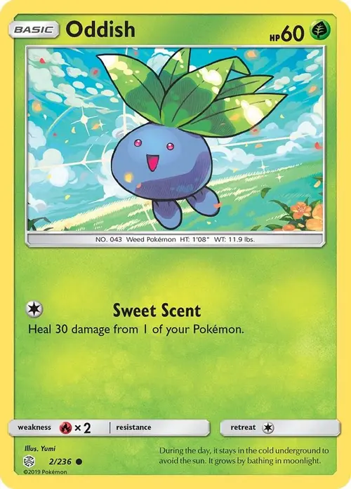 Oddish card art