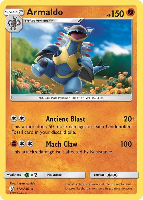 Armaldo card art
