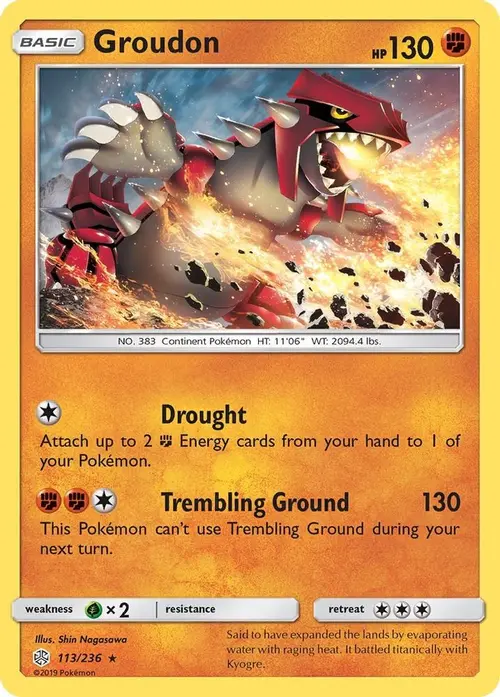 Groudon card art